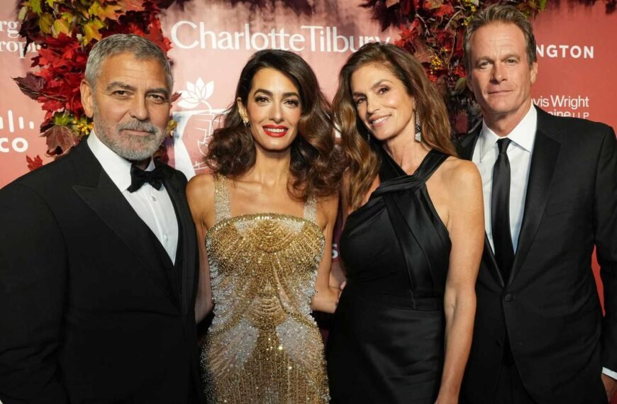 Cindy Crawford Shares the Story of Her Ever-Changing Double Date Nights with George Clooney
