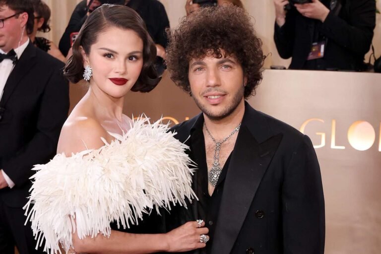 Selena Gomez and Benny Blanco Shine at the 2026 Golden Globes in Charming Old Hollywood Styles