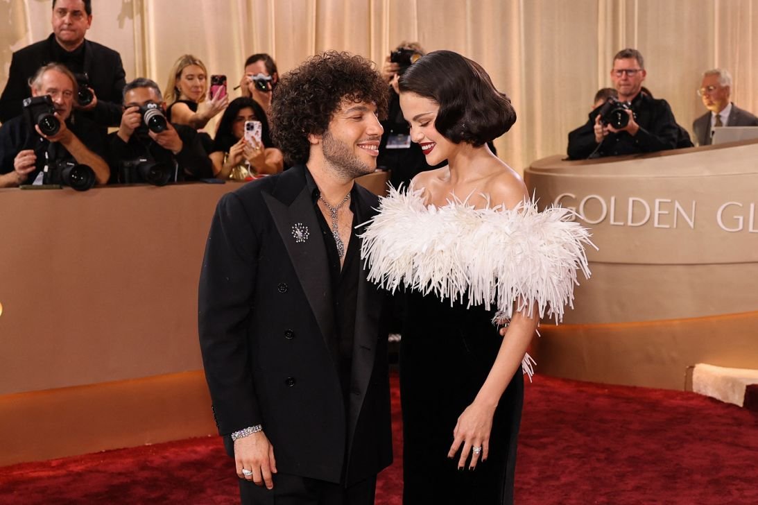 Benny Blanco and Selena Gomez appeared together.