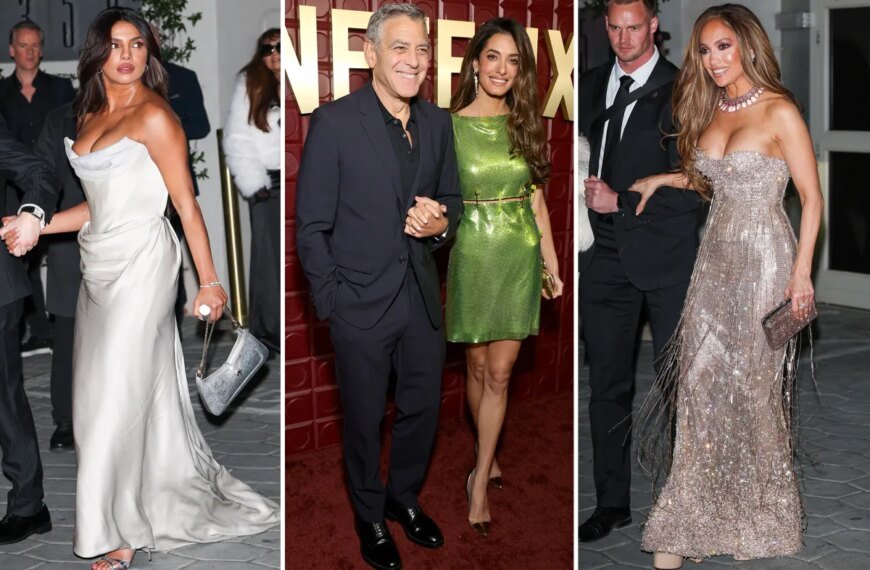 Stylish Afterparty Looks from the Golden Globes 2026: Amal Clooney, Jennifer Lopez, Priyanka Chopra, and More