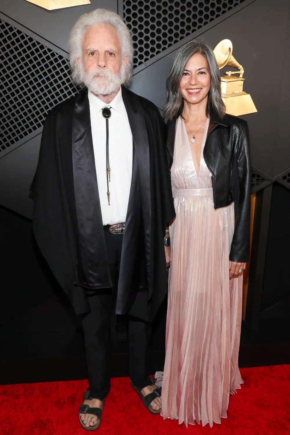 Bob Weir and Natascha Weir attend the 67th Annual GRAMMY Awards on February 02, 2025 in Los Angeles, California.