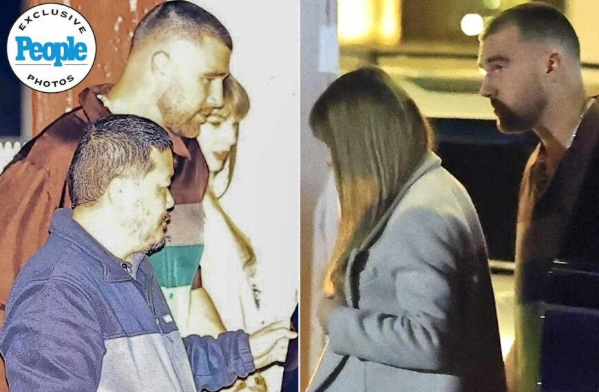 Taylor Swift and Travis Kelce Enjoy a Dinner Date in Los Angeles After Chiefs Playoff Exit