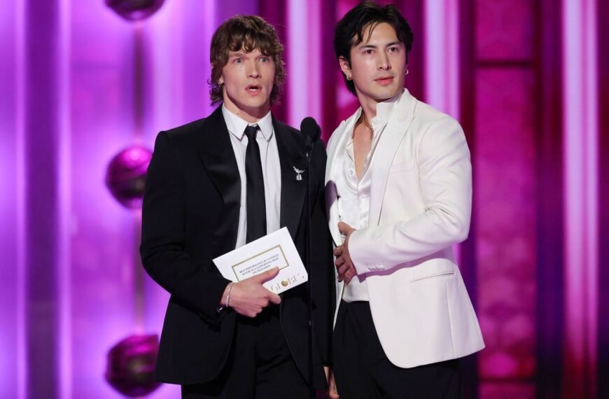 Hudson Williams and Connor Storrie Celebrate Their Golden Globes Debut with a Heartfelt Message to Fans: 'Hi Moms! Hi Daughters!'