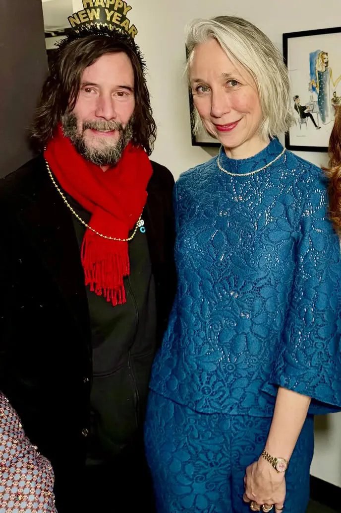 Keanu Reeves and Alexandra Grant