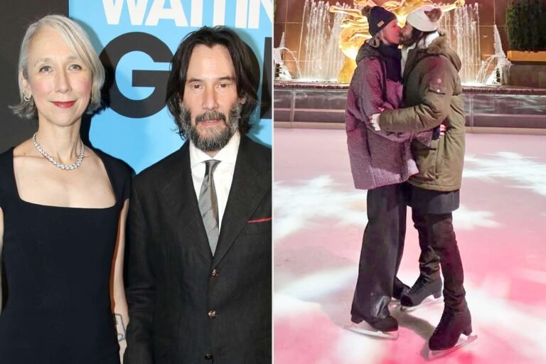 Keanu Reeves and Alexandra Grant Share a Sweet Moment at Rockefeller Center's Christmas Tree After Their Date Invitation