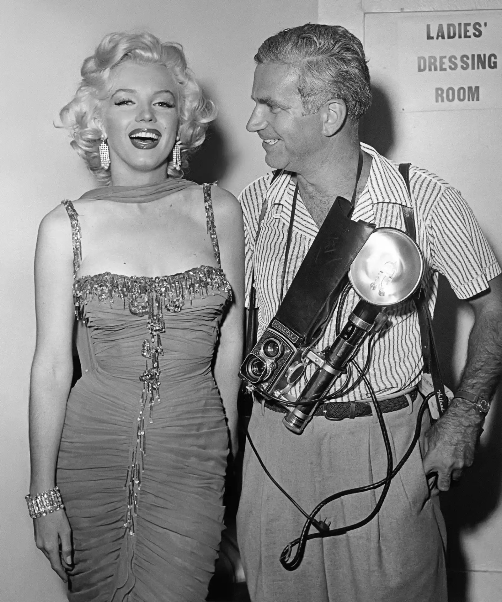 Marilyn Monroe and Bruno Bernard