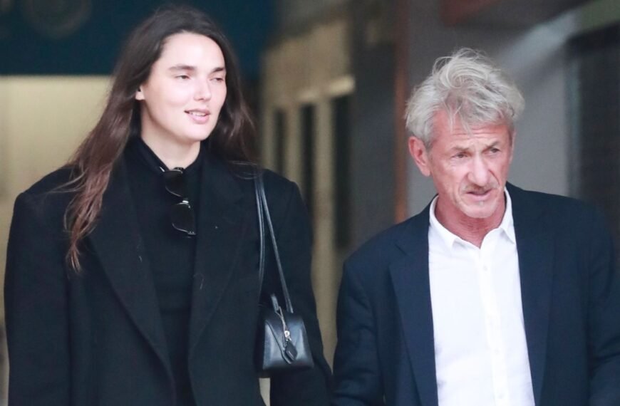 Sean Penn Enjoys a Casual Walk with Girlfriend Valeria Nicov in Los Angeles