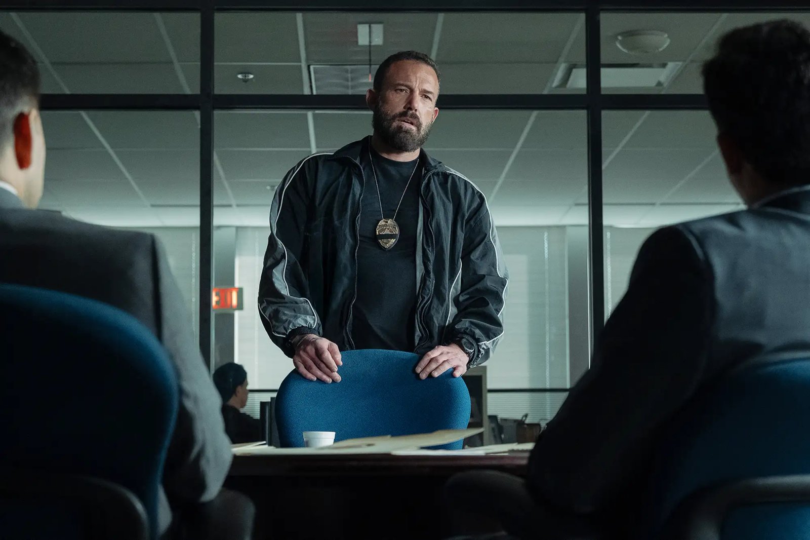 Ben Affleck as Detective Sergeant J.D. Byrne in The Rip.