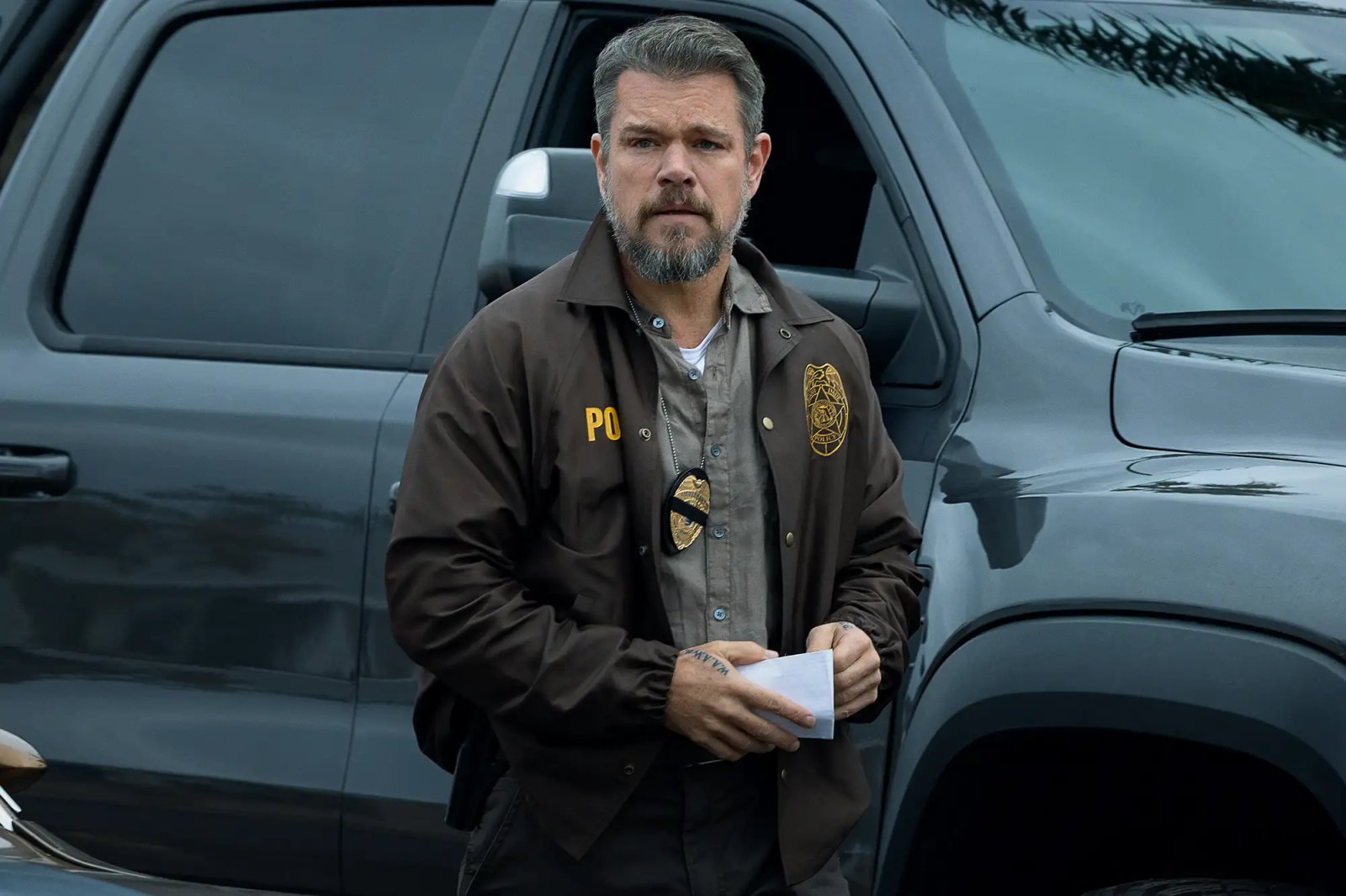 Matt Damon as Lieutenant Dane Dumars in The Rip.