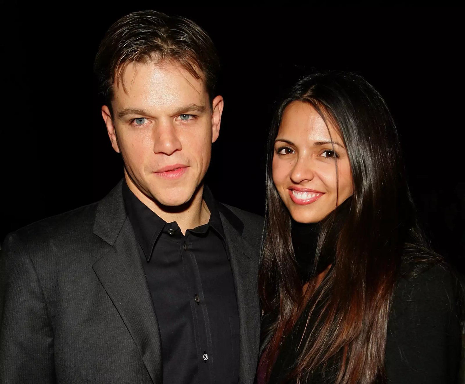 Matt Damon and Luciana