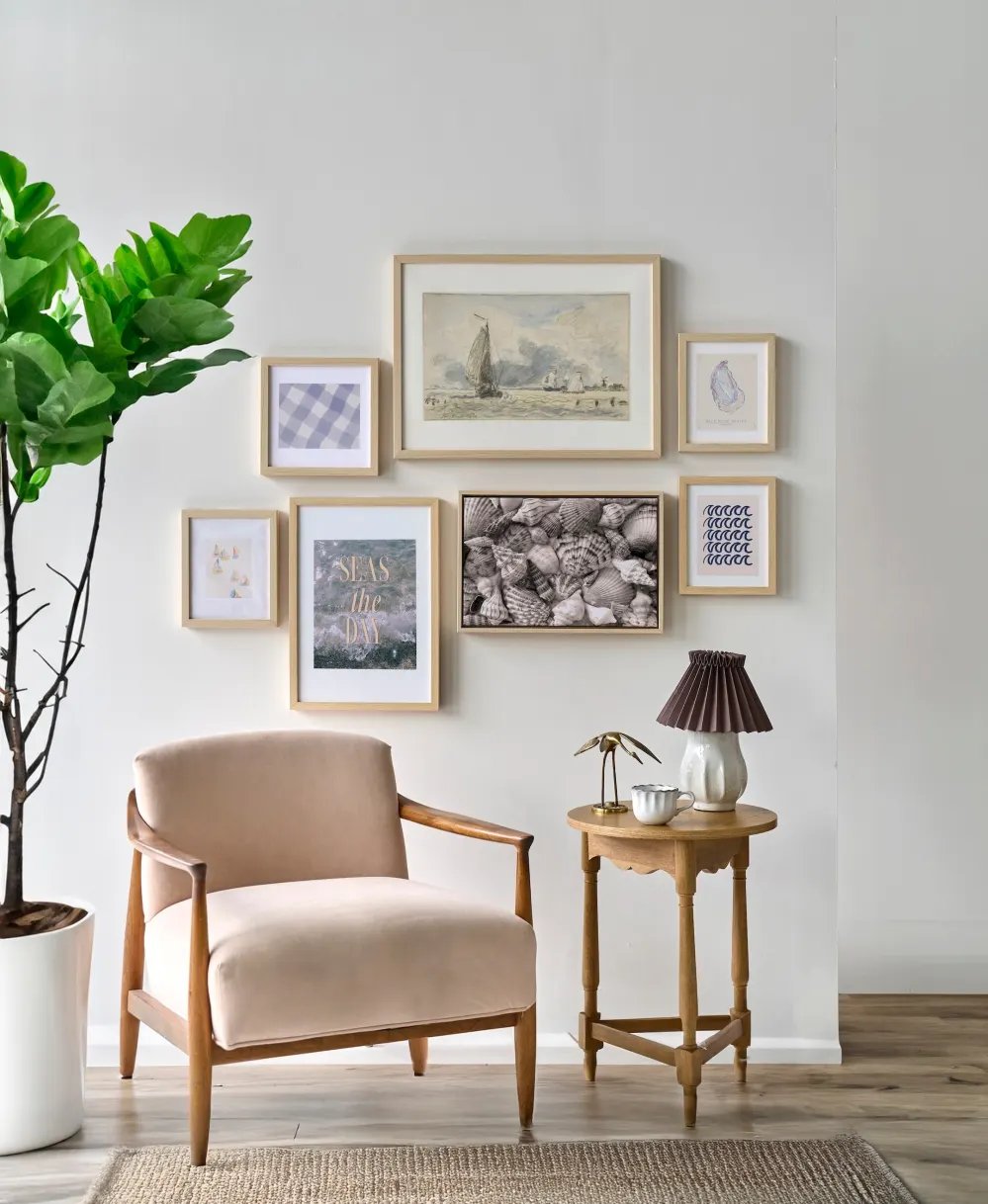 Seaside gallery wall sets