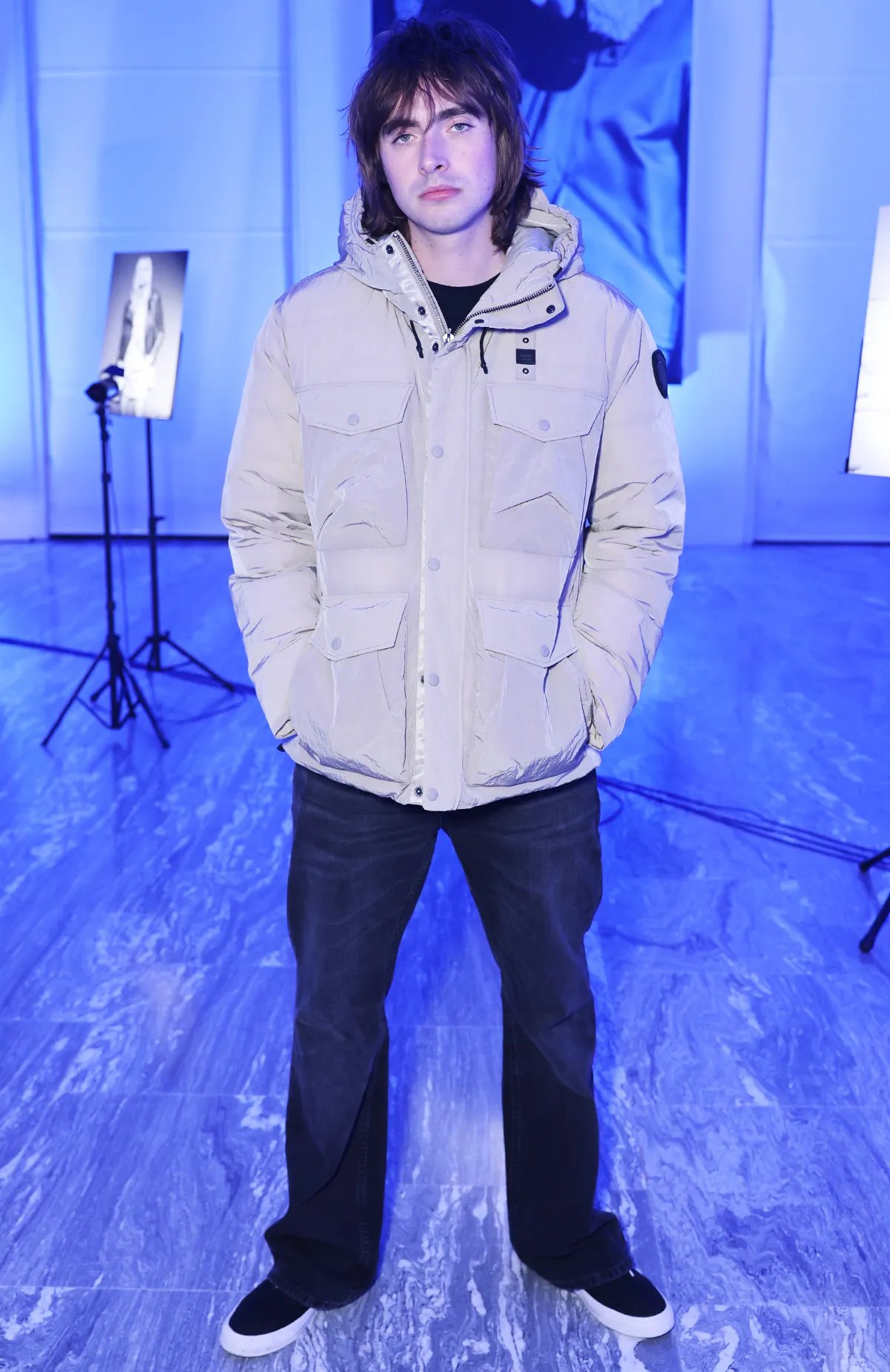 Gene Gallagher attends the 25th Anniversary of Blauer at Triennale di Milano on January 17, 2026 in Milan, Italy.