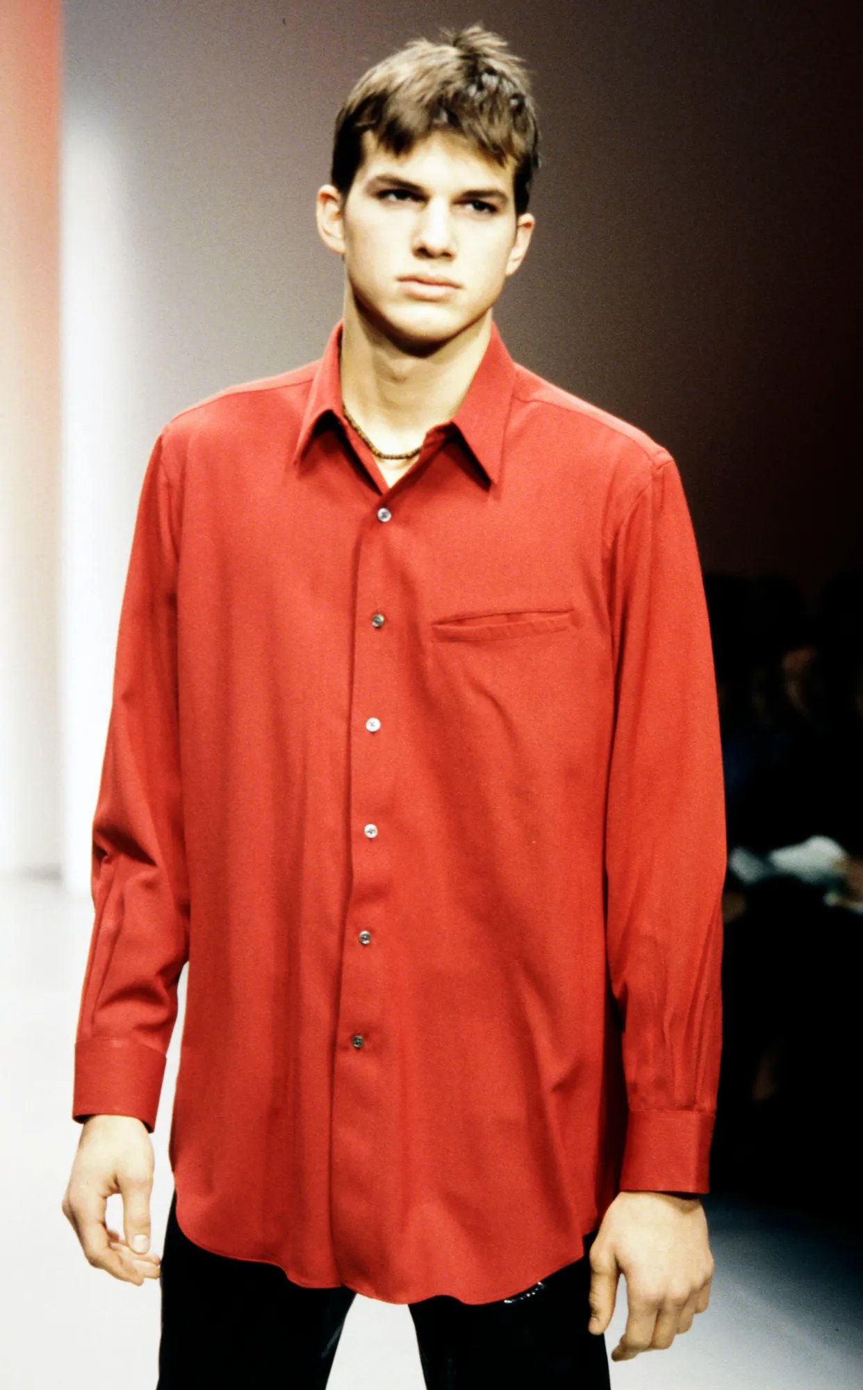 Model Ashton Kutcher in 1998