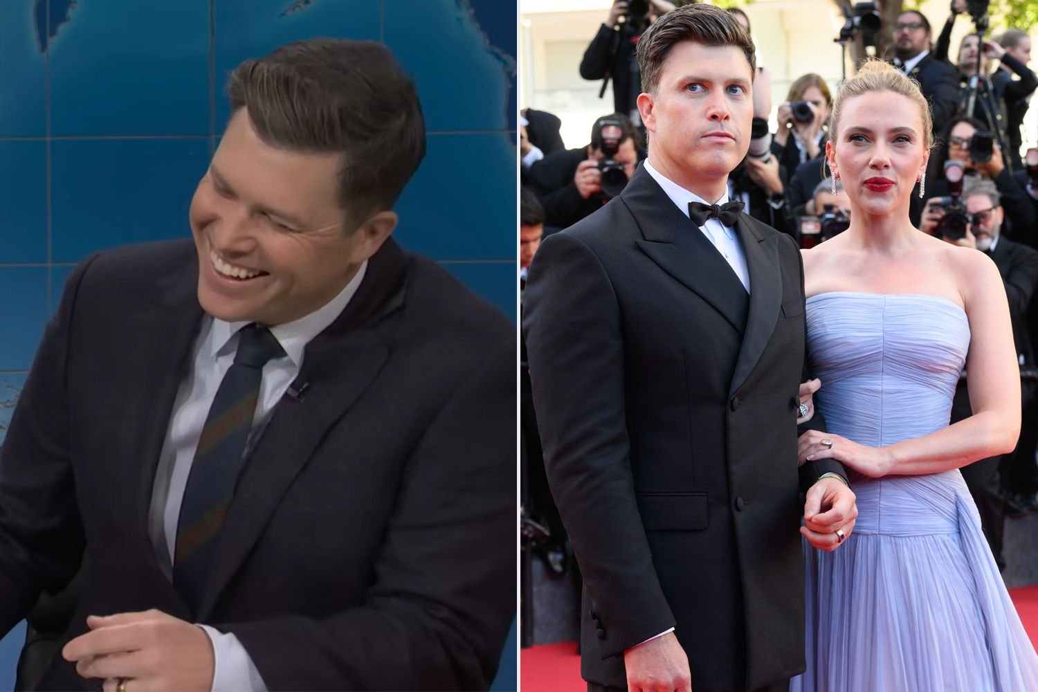 Colin Jost Lightheartedly Comments on Scarlett Johansson Losing Her Title as Top-Grossing Actress