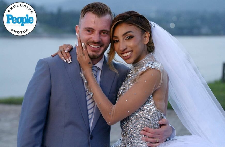 Madelein Perez and Luke Berry Tie the Knot in a Beautiful Colombian Wedding with a Unique Helicopter Arrival