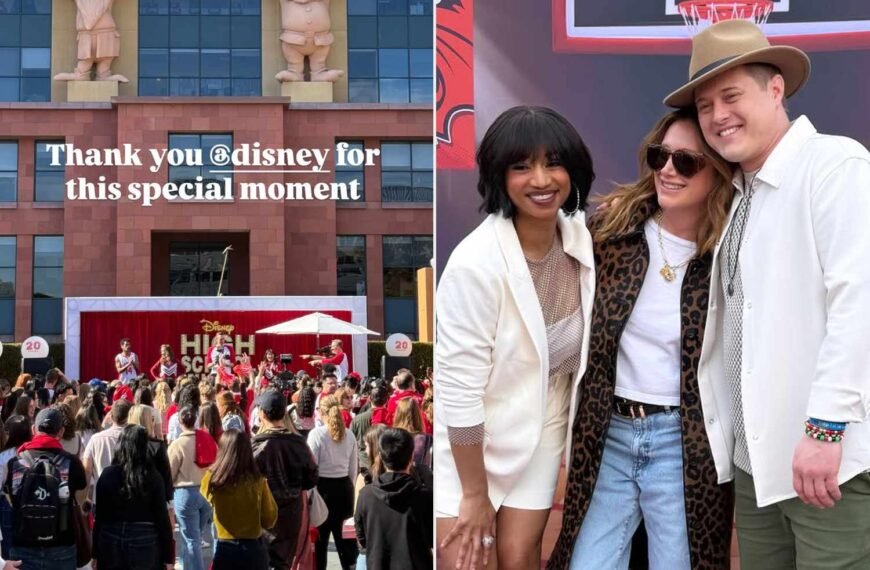 Ashley Tisdale Celebrates 20 Years of High School Musical with Old Friends
