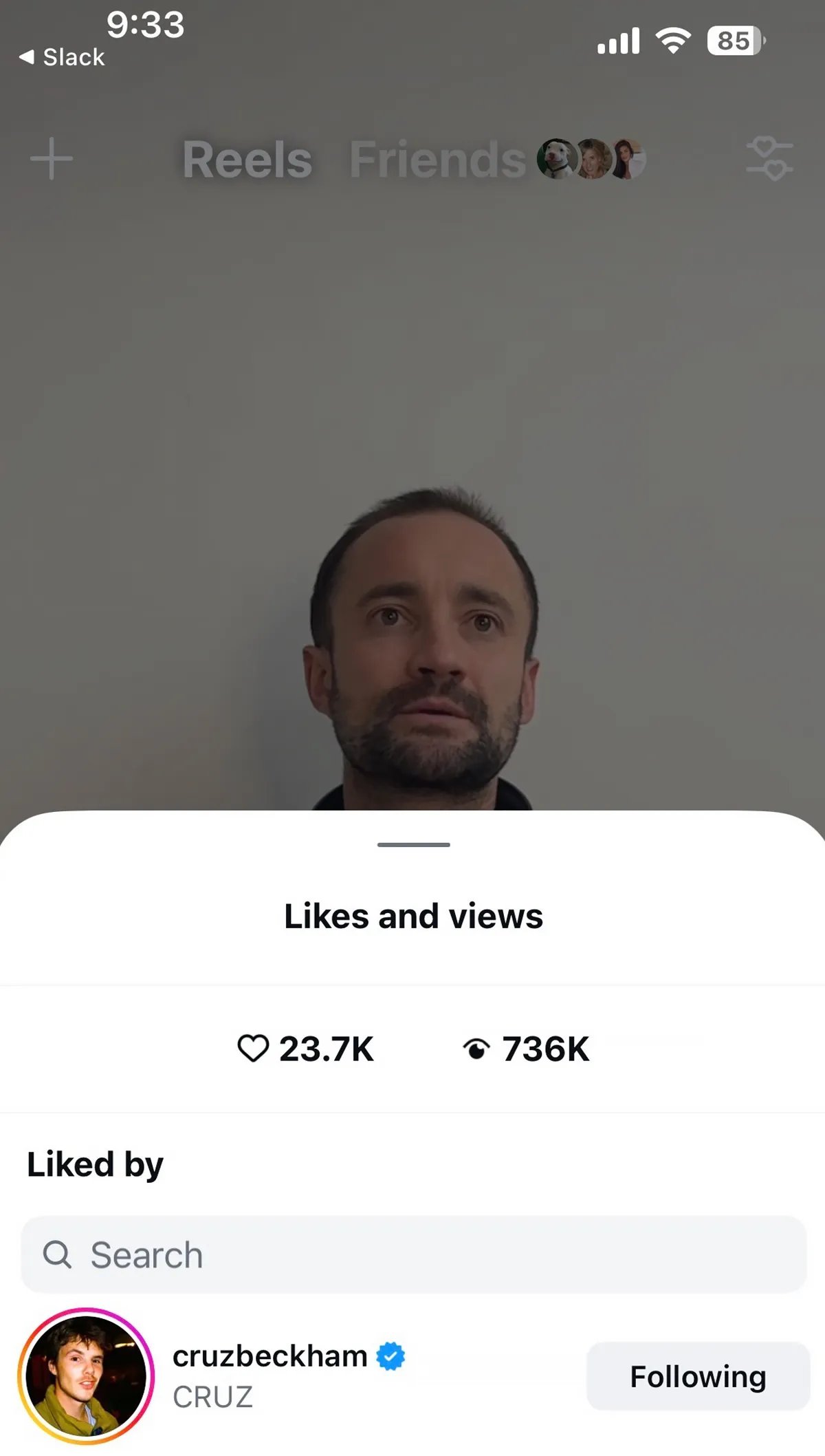 Cruz Beckham Likes Instagram Reel Poking Fun at His Mom Victoria Beckham's Dancing at Son Brooklyn's Wedding