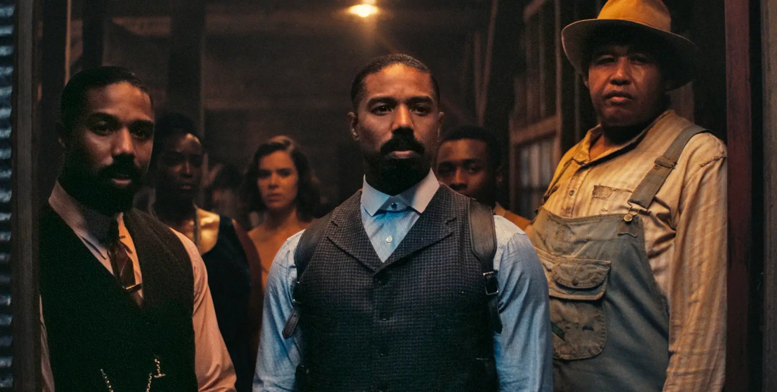 Michael B. Jordan and Omar Benson Miller in 'Sinners'