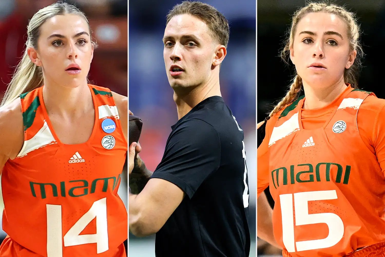 Haley Cavinder, Carson Beck, Hanna Cavinder