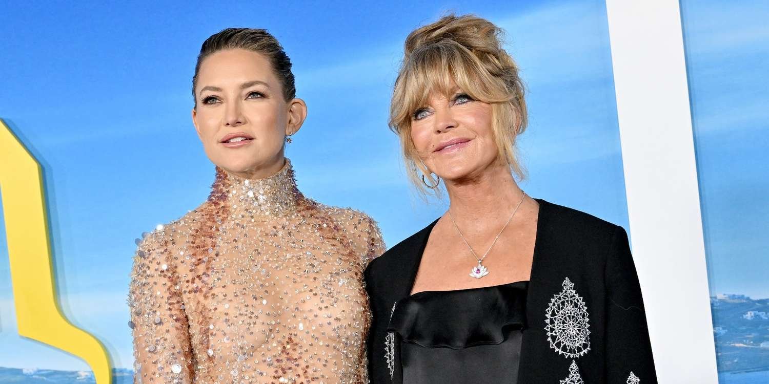 Kate Hudson and Goldie Hawn Shine in Their Makeup-Free Glow for a Special Celebration