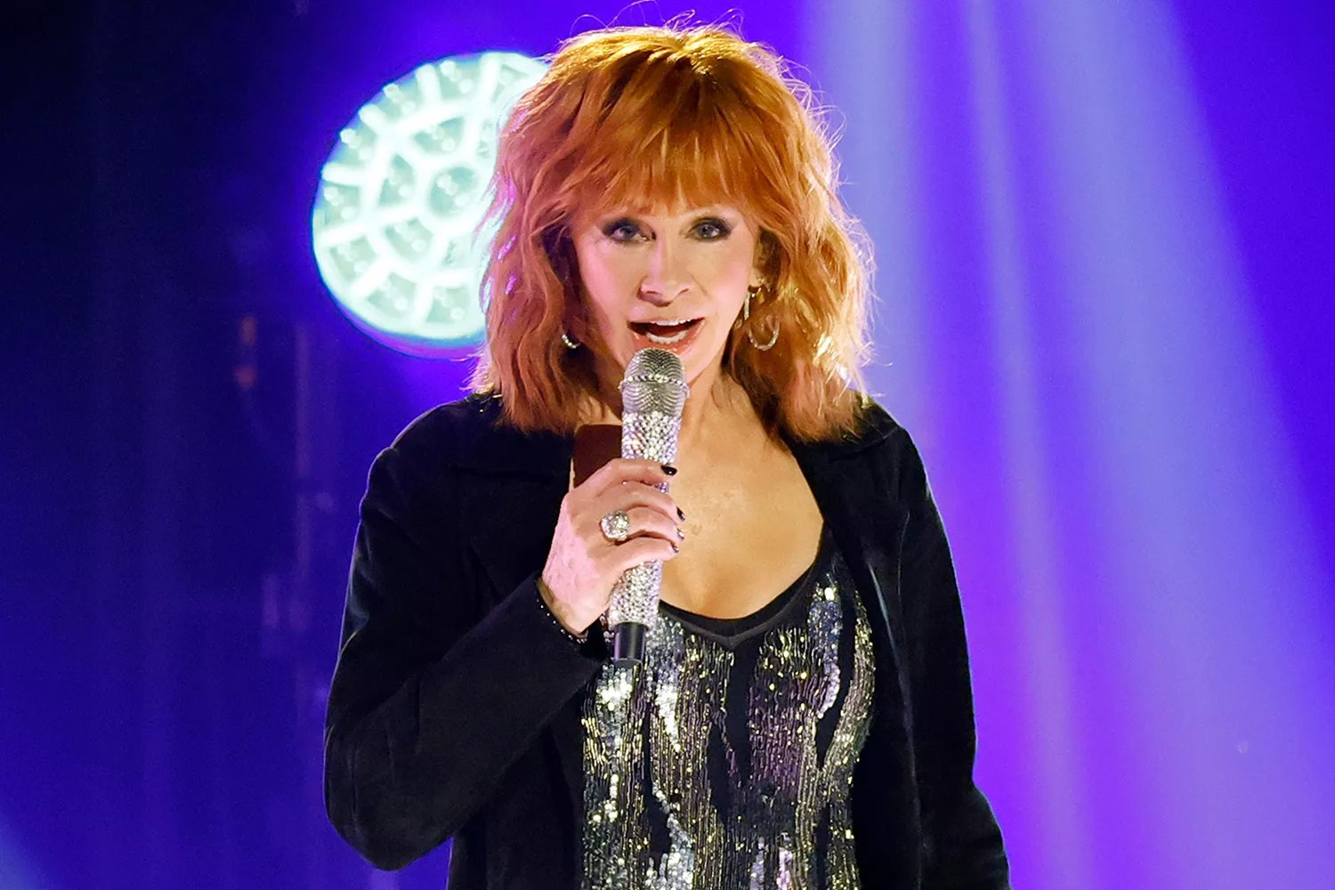 Reba McEntire performs during the 59th Academy of Country Music Awards