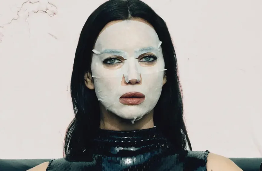 Irina Shayk Shows Off Bold Style in a Leather Cape and Studded Thong Bikini for 'V' Magazine