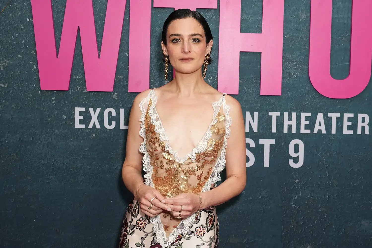 Jenny Slate at the 'It Ends With Us' premiere on Aug. 6, 2024, in New York City.