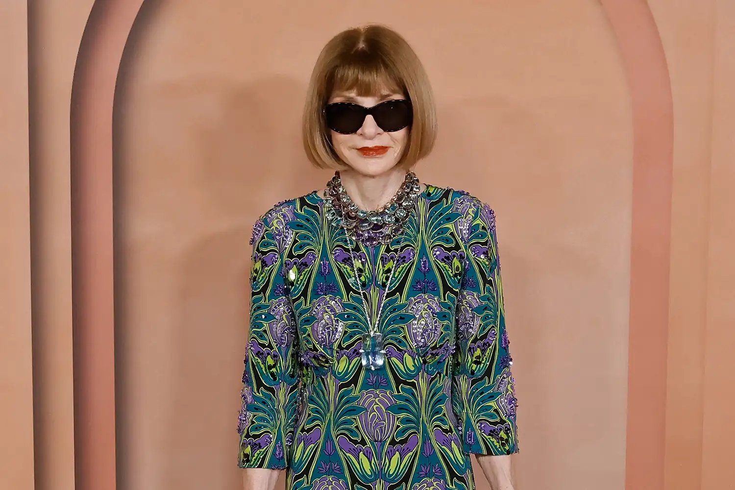 Anna Wintour attends the 2025 Franca Fund Gala on Nov. 23, 2025, in Doha, Qatar.