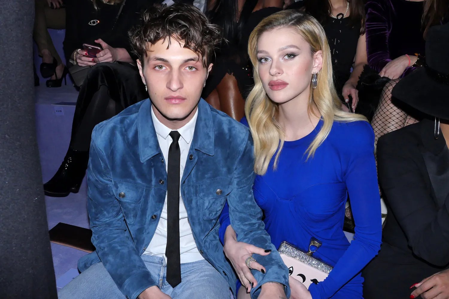 Anwar Hadid and Nicola Peltz during New York Fashion Week on February 8, 2018 in New York City.