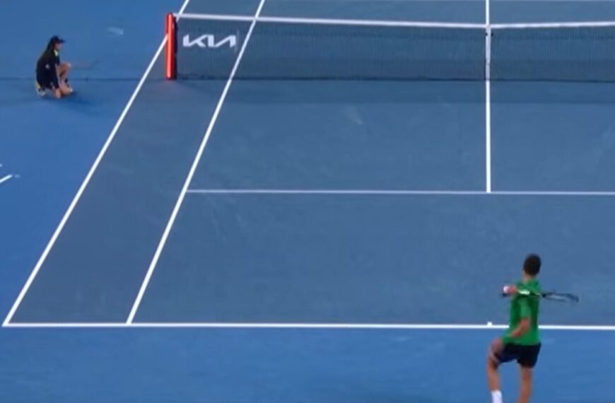 Novak Djokovic Comes Close to Hitting Ball Girl After Intense Moment at Australian Open