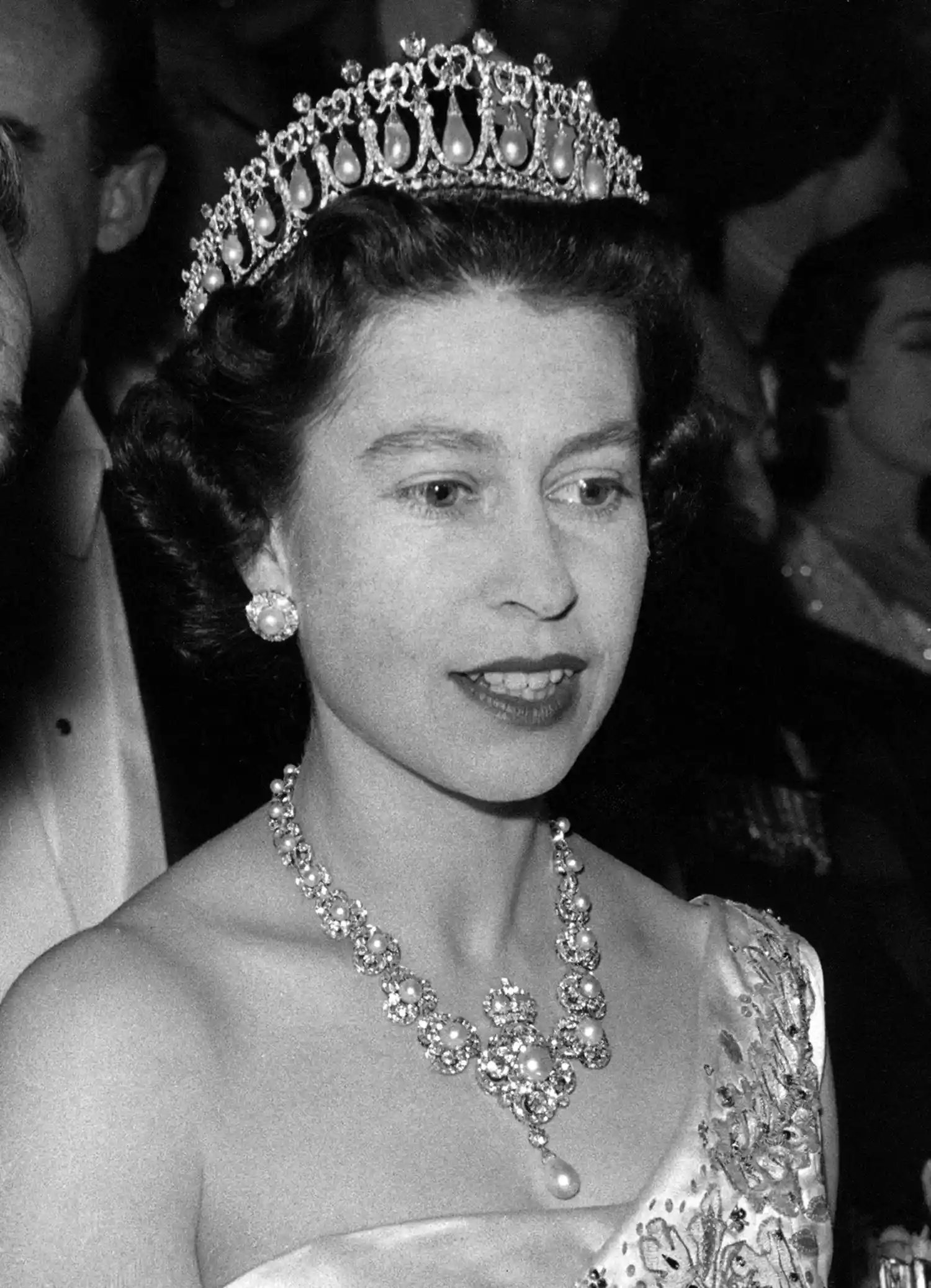 Queen Elizabeth II at the premiere of Dunkirk.