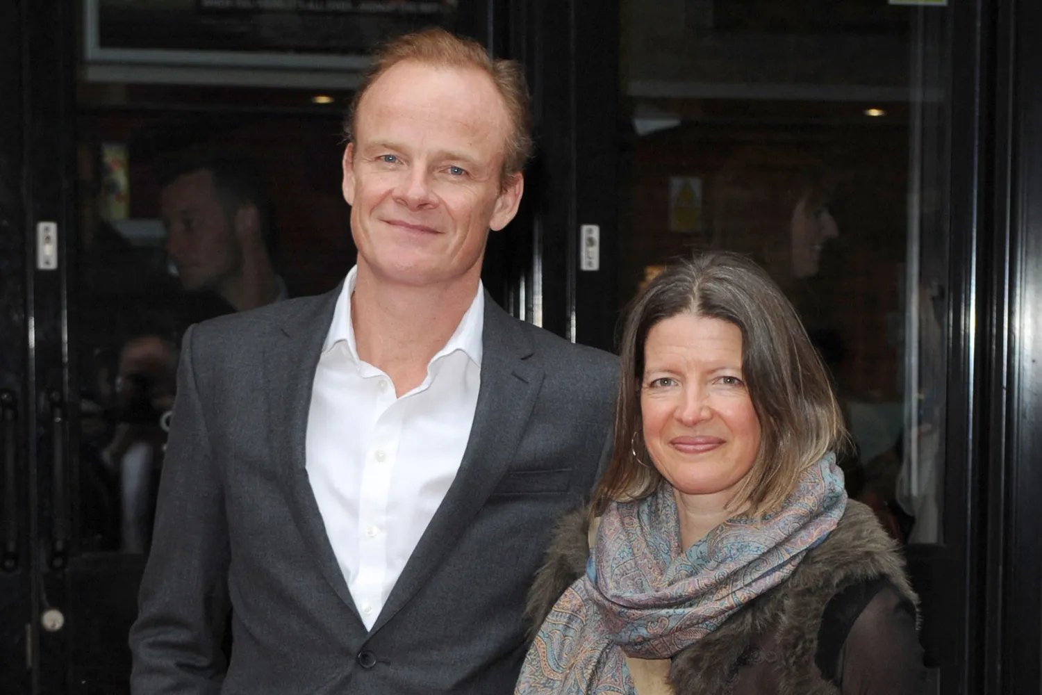 Alistair Petrie and Lucy Scott at the Kicking Off Gala Screening on April 21, 2016 in London, England.