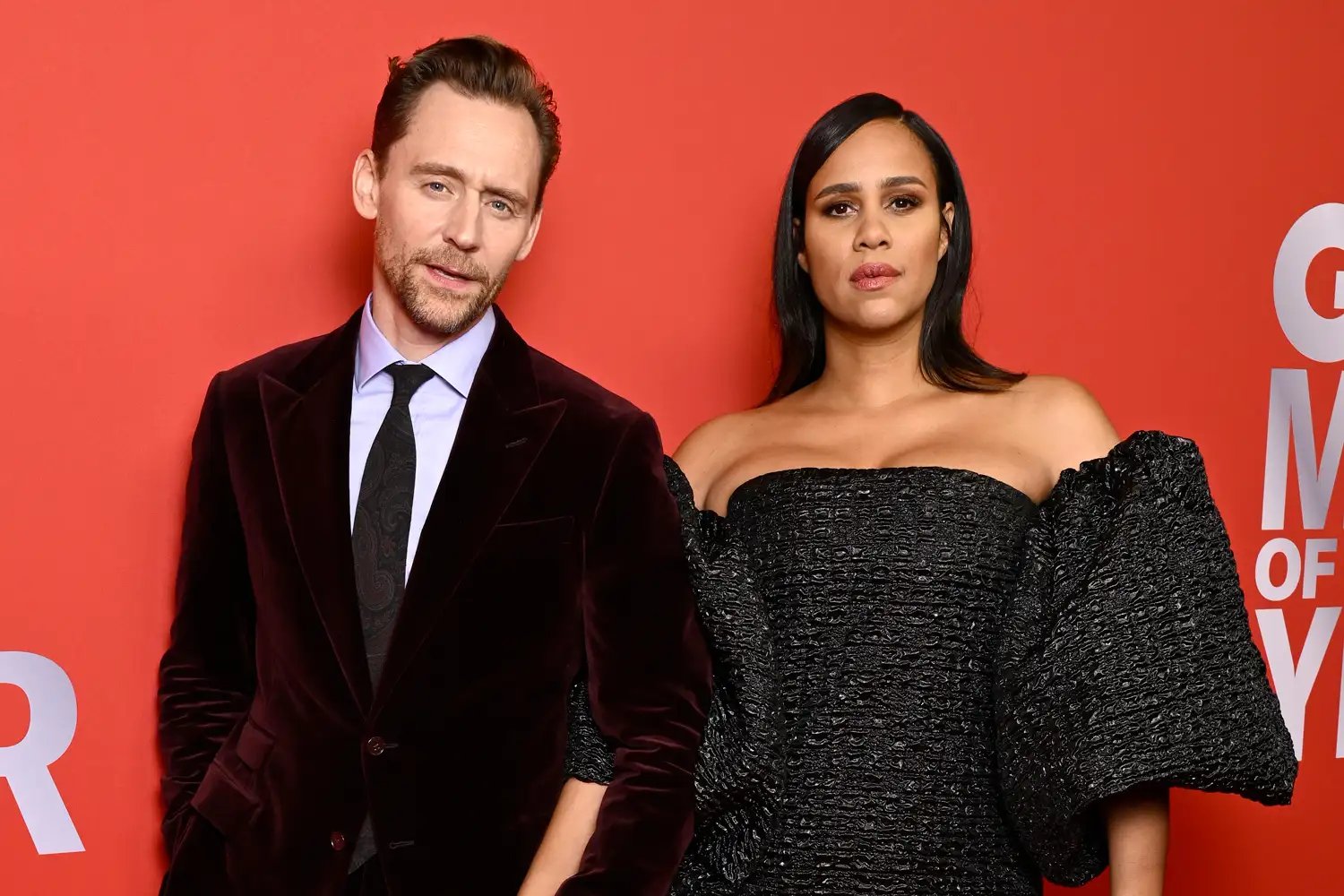 Tom Hiddleston and Zawe Ashton attend the GQ Men Of The Year Awards 2025 on November 18, 2025 in London, England.