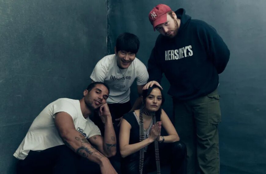 Cooper Hoffman and Chase Sui Wonders Reflect on Their Emotional Threesome Scene in 'I Want Your Sex' at Sundance Studio