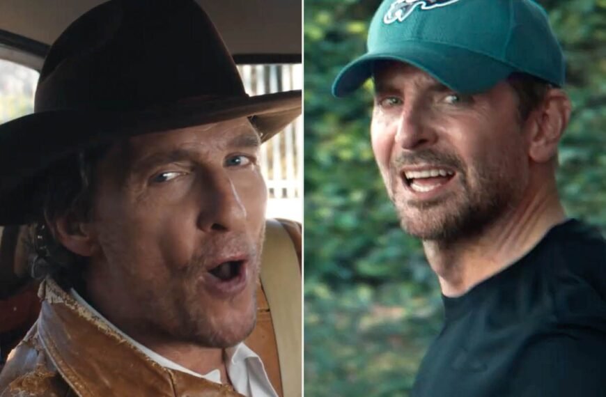 Football and Food: Matthew McConaughey and Bradley Cooper Share Fun Theories with Uber Eats