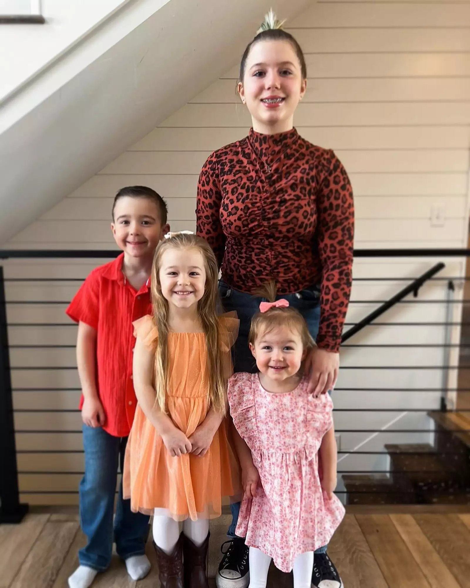 Chelsea Houska's kids, Aubree, Watson, Layne, and Walker.