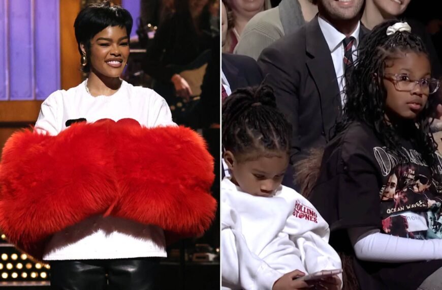 Teyana Taylor Shares a Heartwarming Moment with Her Daughters During Her SNL Hosting Debut