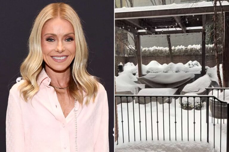 Kelly Ripa Gives a Cozy Look Inside Her Snow-Covered New York City Home