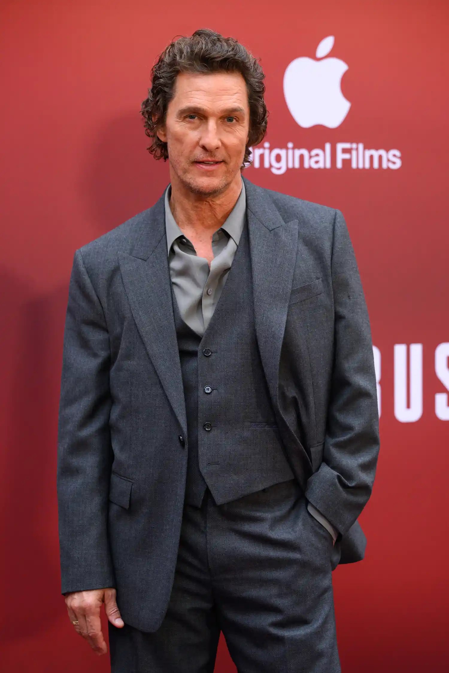 Matthew McConaughey attends "The Lost Bus" UK Special Screening at Curzon Mayfair on September 28, 2025 in London, England.