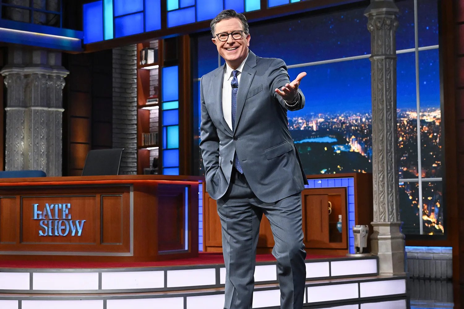 The Late Show with Stephen Colbert during Thursday's July 17, 2025 show.
