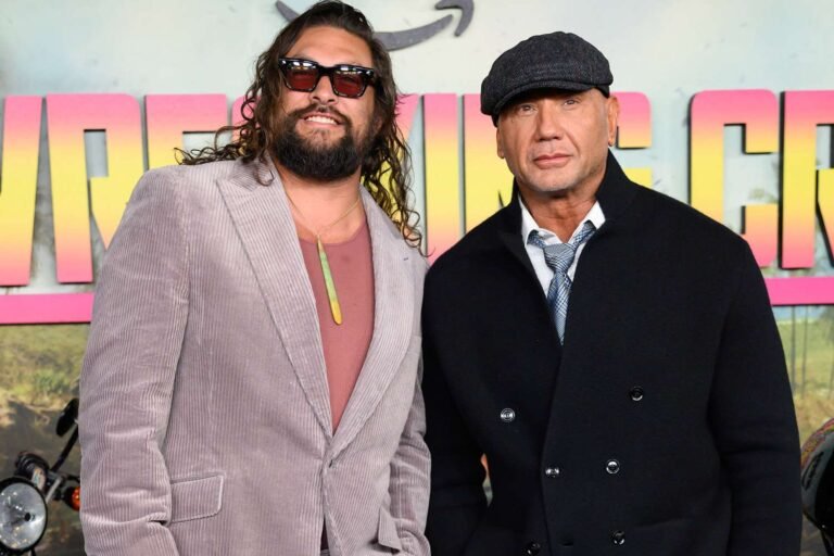 Jason Momoa Shares Heartfelt Bond with Wrecking Crew Costar Dave Bautista: 'He's Like an Older Brother'