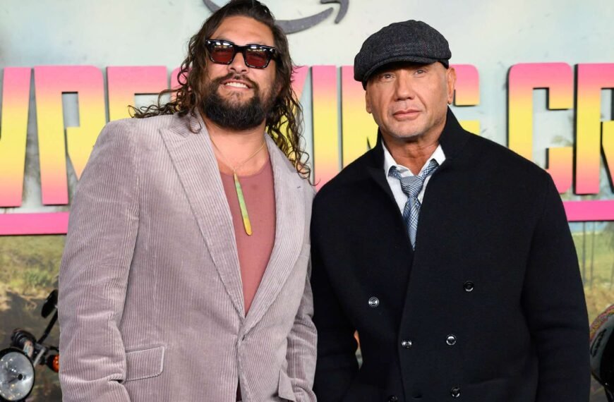 Jason Momoa Shares Heartfelt Bond with Wrecking Crew Costar Dave Bautista: 'He's Like an Older Brother'