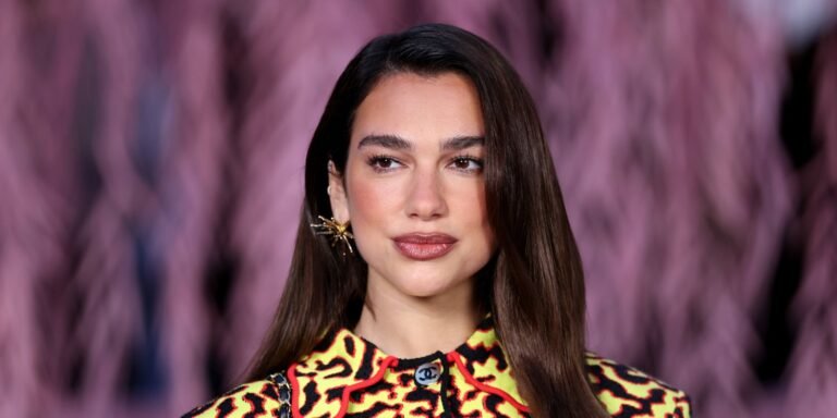 Dua Lipa Stuns in Unique Bridal Look on Romantic Paris Date with Callum Turner