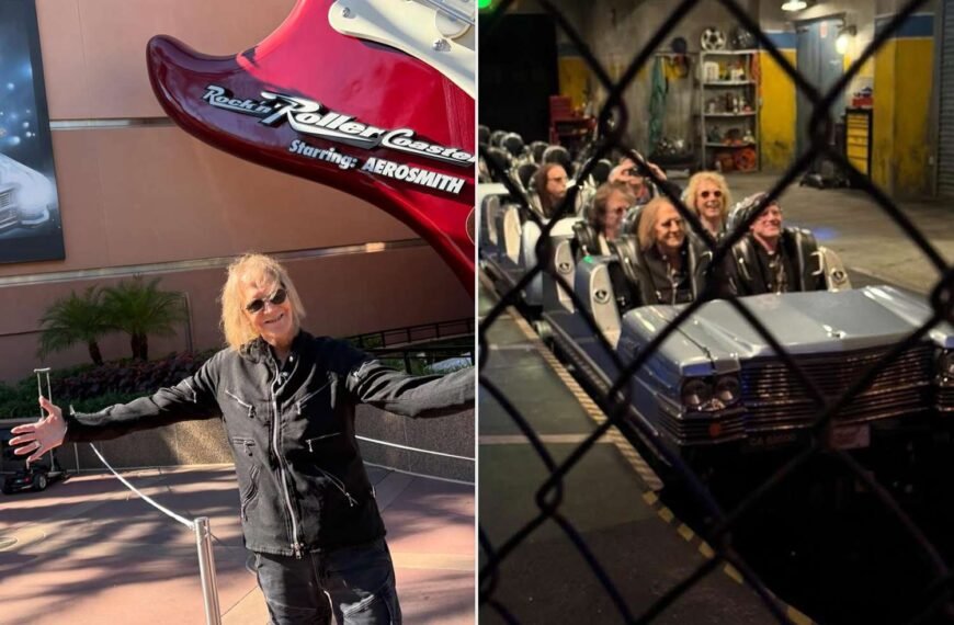 Tom Hamilton of Aerosmith Takes a Final Spin on the Rock ‘n’ Roller Coaster Before Their Departure