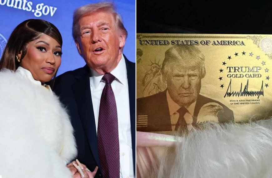Nicki Minaj Shares Her Trump Gold Card While Discussing Her Citizenship Process