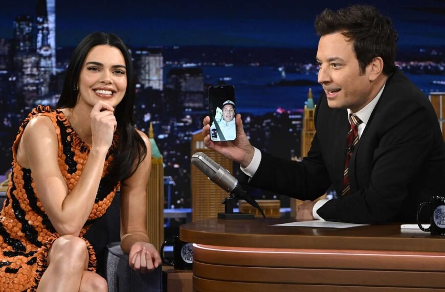 Kendall Jenner Calls Tom Brady on The Tonight Show for Super Bowl Advice: 'Sorry to Put You on the Spot'