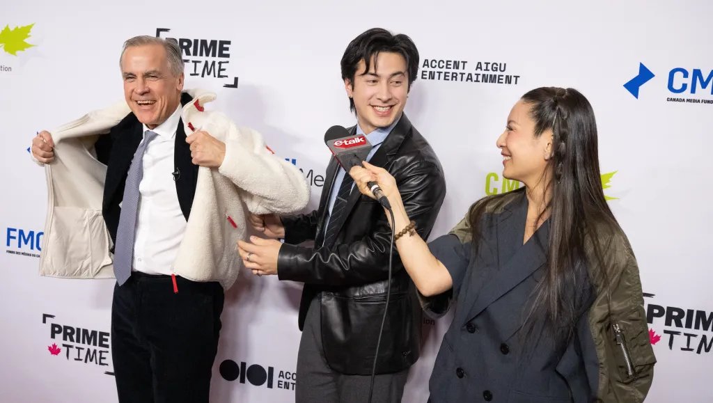 Hudson Williams from 'Heated Rivalry' Joins Canadian Prime Minister Mark Carney at an Ottawa Gala