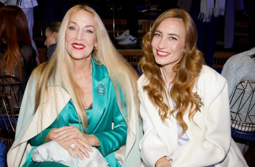 Jerry Hall and Her Daughter Elizabeth Jagger Rock Stylish Winter Looks at Berlin Fashion Week