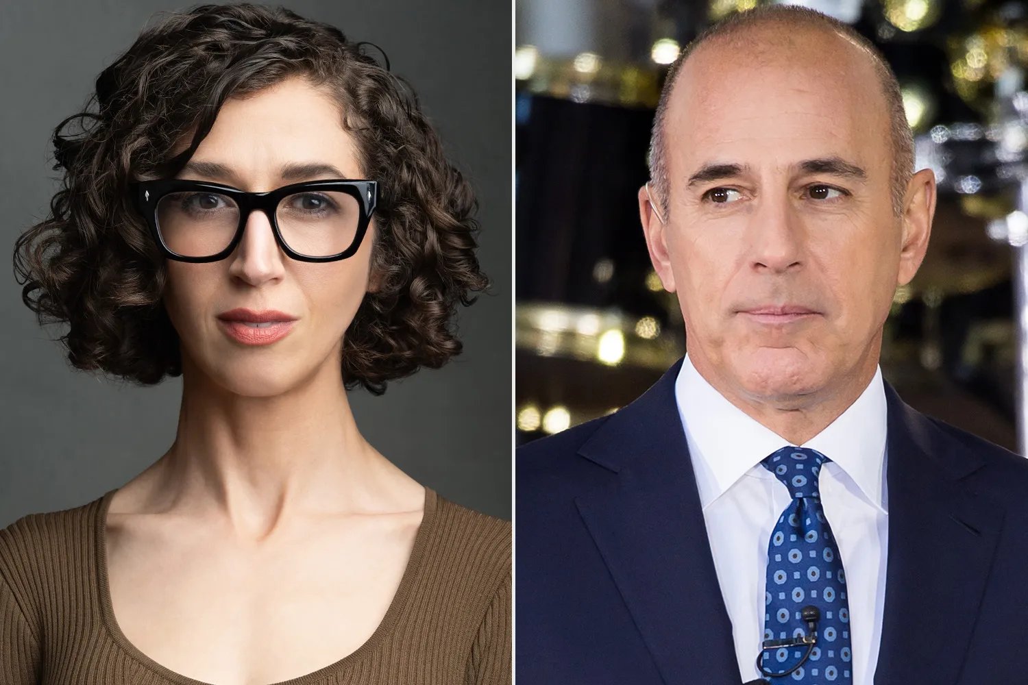 Brooke Nevils and Matt Lauer.