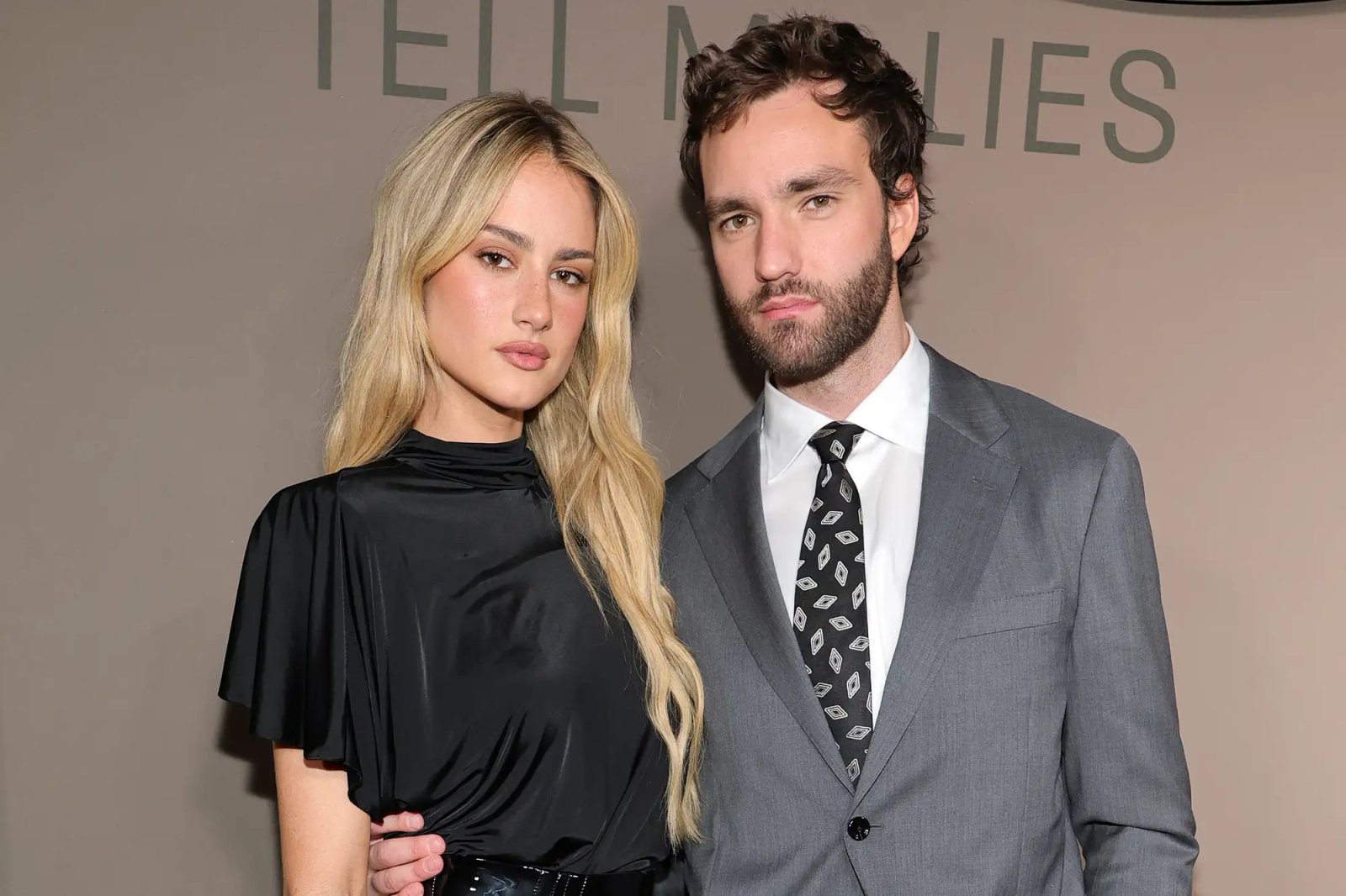 Grace Van Patten and Jackson White at a screening